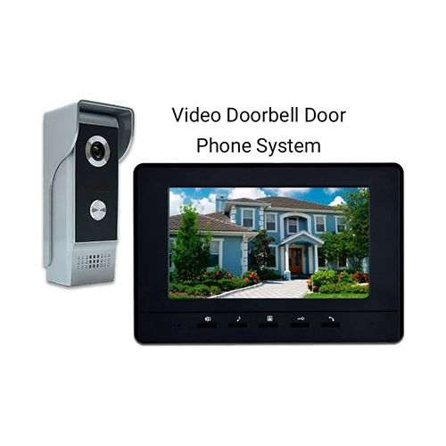 Black Video Doorbell Door Phone System