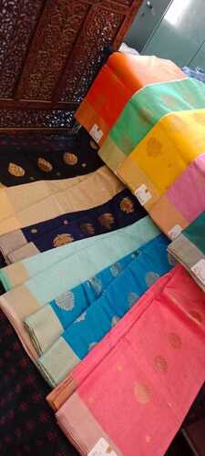 Chanderi handwoven cotton silk sarees