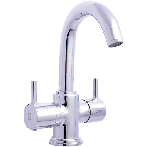Basin Mixer - Brass Material, Various Sizes Available | Chrome Plating Color, Glossy Finish, 10-Year Warranty