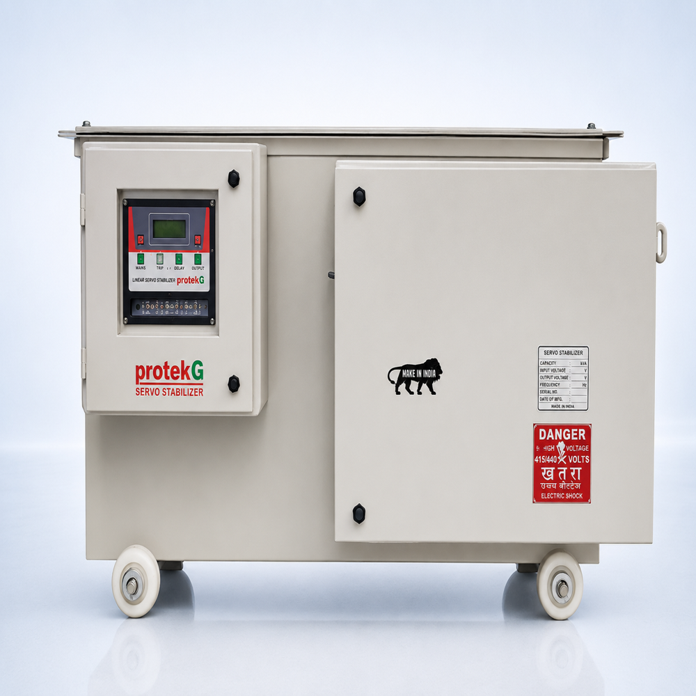 100 Kva Servo Voltage Stabilizer - Ambient Temperature: Up To 45C