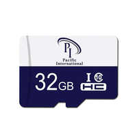 32 Gb 10 Hc Memory Card - Plastic Body, 32 Gb Internal Memory, Blue-white Color | 1 Year Warranty, Compatible With Smart Phone, Tablet, Chromebook & Windows Laptop