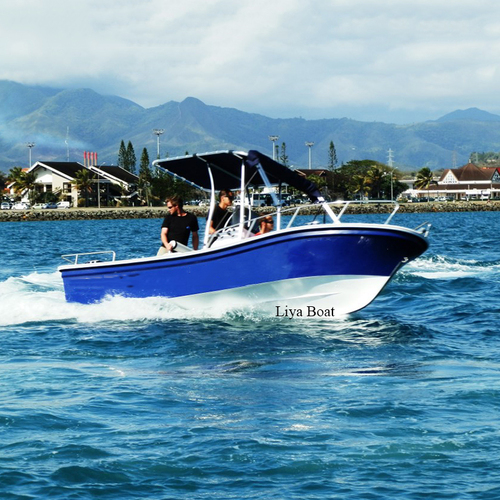 Liya 5.8m Fiberglass Panga Motor Boat Water Work Fishing Boat