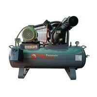 7.5 Hp Air Compressor - Metal, 7.5 Hp, Gray | Durable Build, Efficient Output, High Power, Industrial Use, Reliable Performance, Oil-lubricated