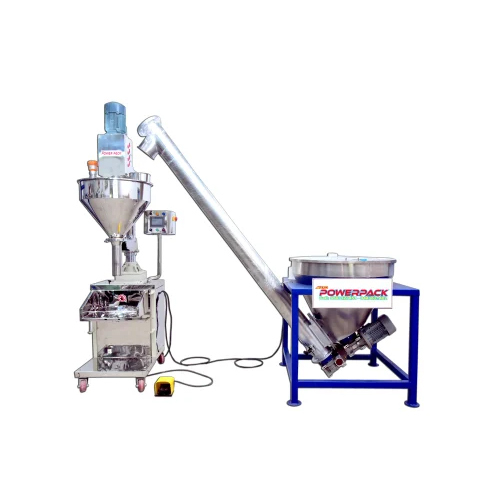 Semi Automatic Powder Weighing Machine with conveyor