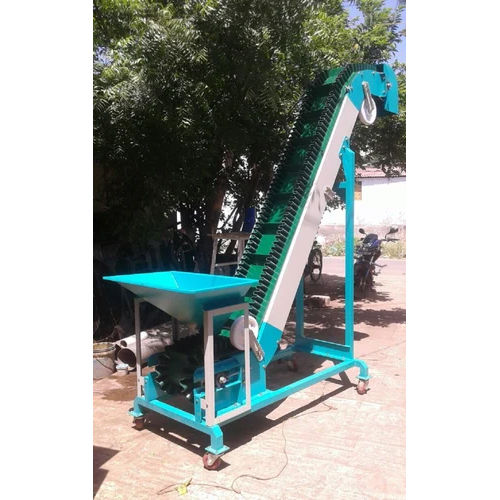 Blue Rubber Belt Conveyor