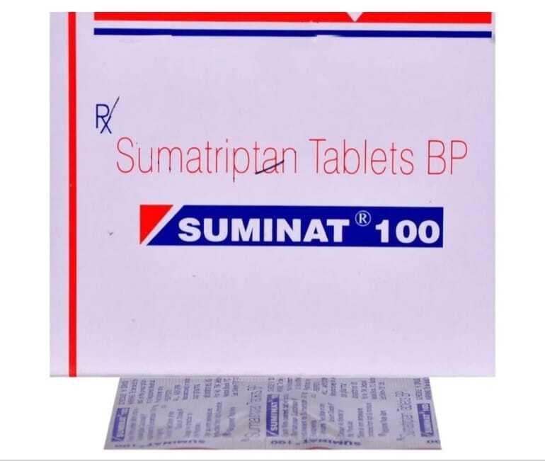 Suminat 100 Mg Tablets Sumatriptan