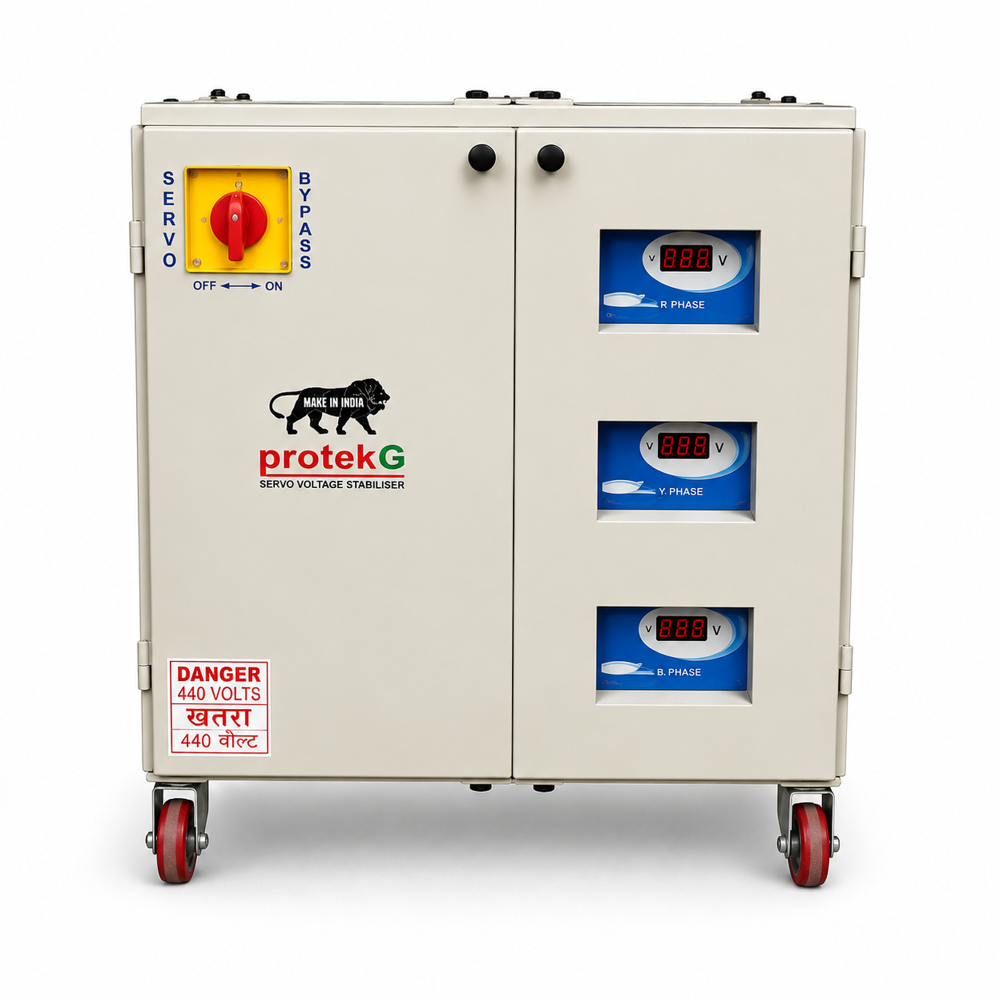 20 Kva Three Phase Air Cooled Servo Stabilizers - Current: Ac