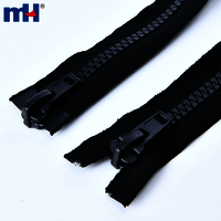 Plastic Zipper Fireproof Zipper Fire-retardant Aramid Zipper 5 inch Flame Retardant with Two-Way Slider