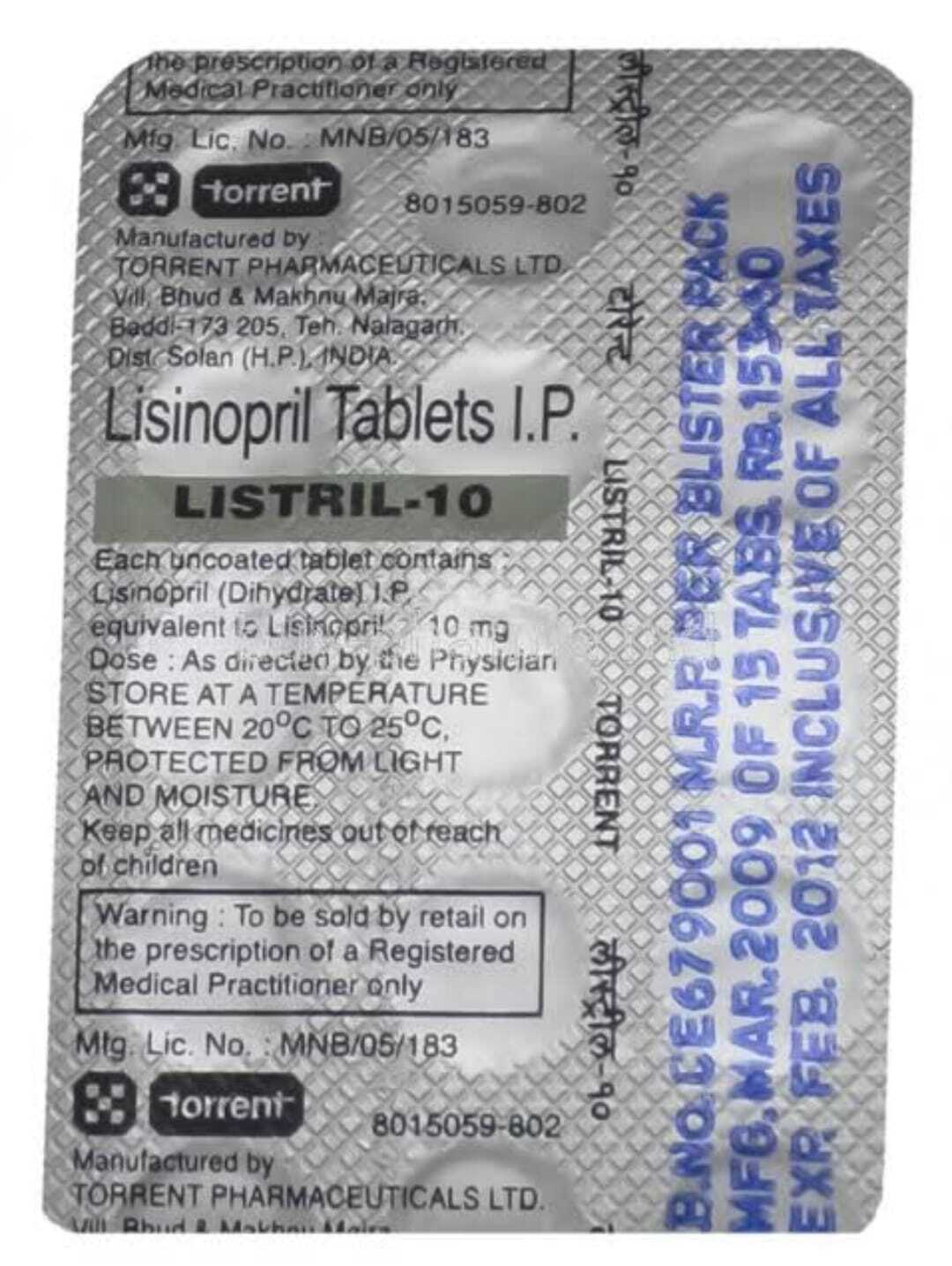 Listril Tablet