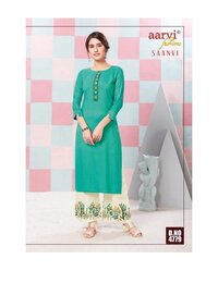 Aarvi Saanvi Vol-1  Kurti With Plazo