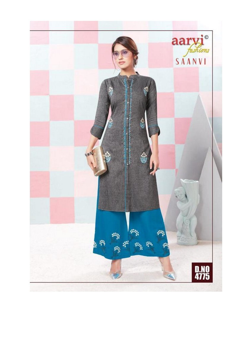 Aarvi Saanvi Vol-1  Kurti With Plazo