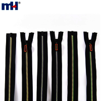 Plastic Zipper with Multicolor Teeth 5 inch Coil Zipper with Decorative Puller Zipper Factory Wholesale