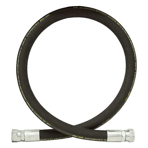 Black Hydraulic Flexible Hose Pipe