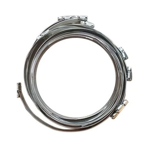 Silver Stainless Steel Hose Clamps