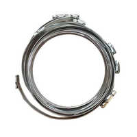 Stainless Steel Hose Clamps - 1/8-14" Size Range | Durable, Silver Round Design for Industrial Applications