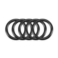 O Ring And Seal Kit - Nylon Rubber / Polyurethane / Plastic / EPDM / Silicon , Different Sizes , Black Round Shape for Industrial Applications