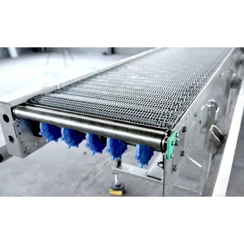 Silver Industrial Conveyor Belt