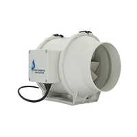White Mixed Flow Inline Duct Fan