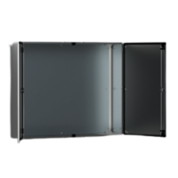 Wall Mounted Enclosure - Aisi 304l/316l Stainless Steel, Ip55 Protection | Double Door Design, Enhanced Locking Mechanism, Ideal For Industrial Use