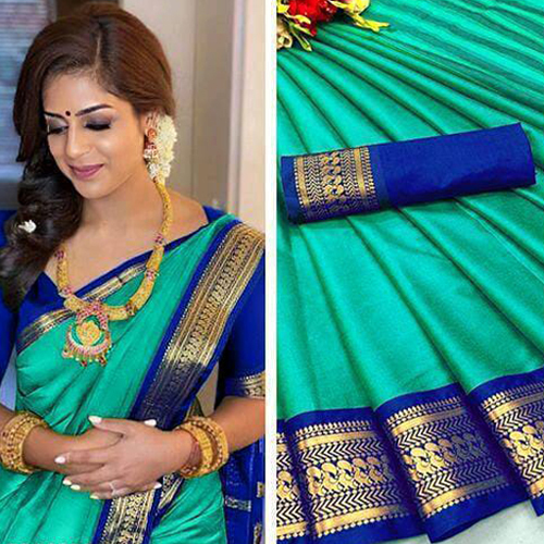 Pure Mercerised Cotton Silk Saree