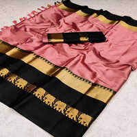 Double Shaded Silk Saree - Cotton Silk Blend, Multi-Color Options | Elegant Double Shaded Effect with Intricate Printed Pattern for Daily Wear