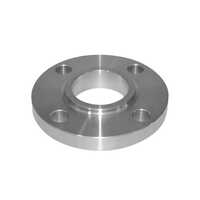 Mild Steel Flanges - Round Shape, Different Available Sizes | Silver Finish, Durable Mild Steel Material