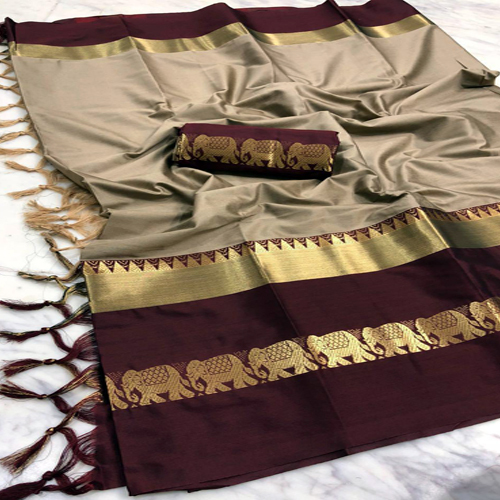 Double Shaded Silk Saree