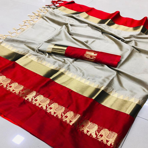 Double Shaded Silk Saree