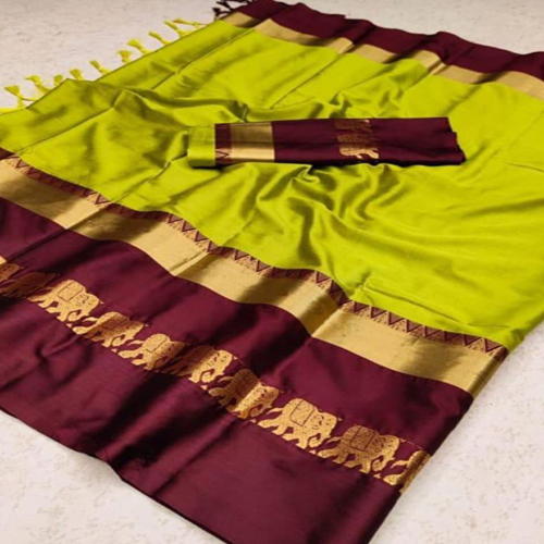 Double Shaded Silk Saree