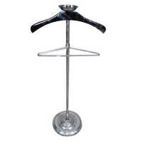 Silver Coat Hanger Stand