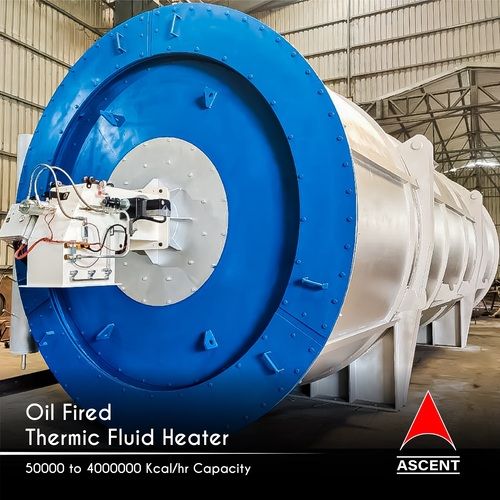 Oil Fired Thermic Fluid Heater 4000000 Kcal/Hr - Color: Blue