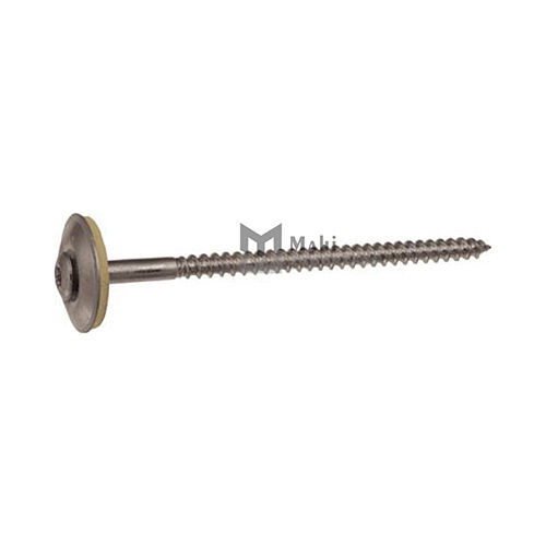 11321 Six Lobes Raised Countersunk Head Screw + Epdm Washer 20 - Stainless Steel