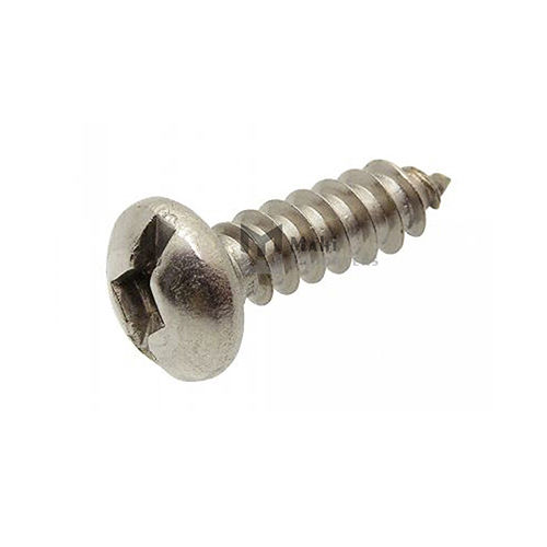 12141 Square Slotted Pan Head Self Tapping Screw Stainless Steel