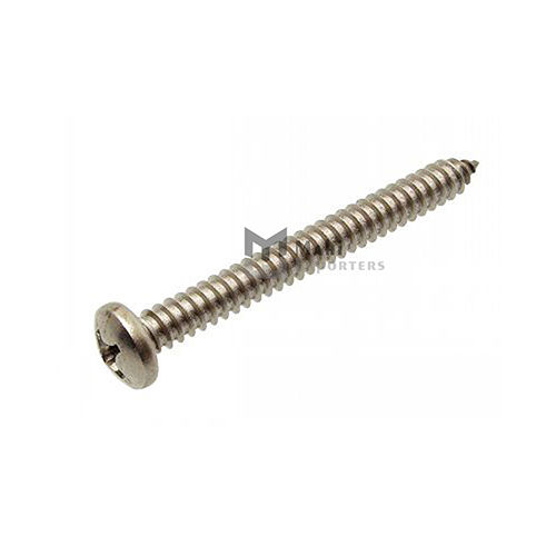 12151 Phillips Cross Recessed Pan Head  Tapping Screw - Stainless Steel