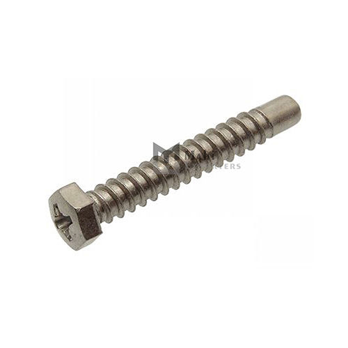 12181 Self Tapping Screw Hexagon Head Pozidriv Cross Recessed With Pilot End Stainless Steel