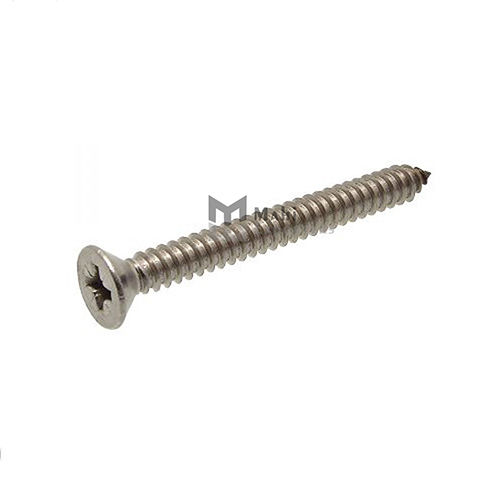 12201 Pozidriv Cross Recessed Countersunk Head Tapping Screw  Stainless Steel