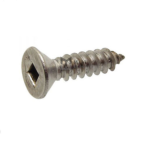 12231 Square Recessed Countersunk Head Self Tapping Screw Stainless Steel