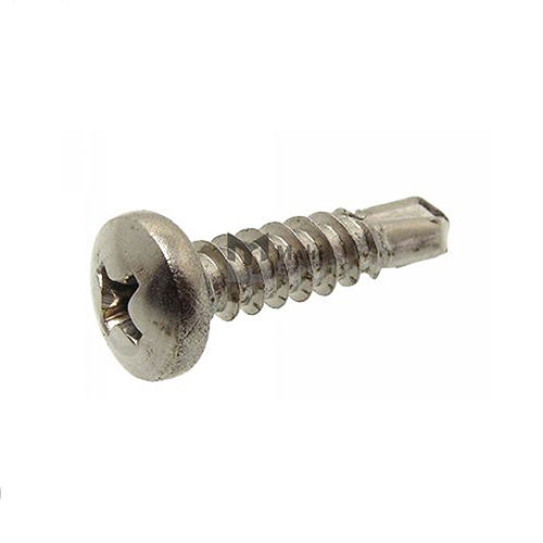 12281 Self Drilling Screw Pan Head Phillips Recess - Stainless Steel