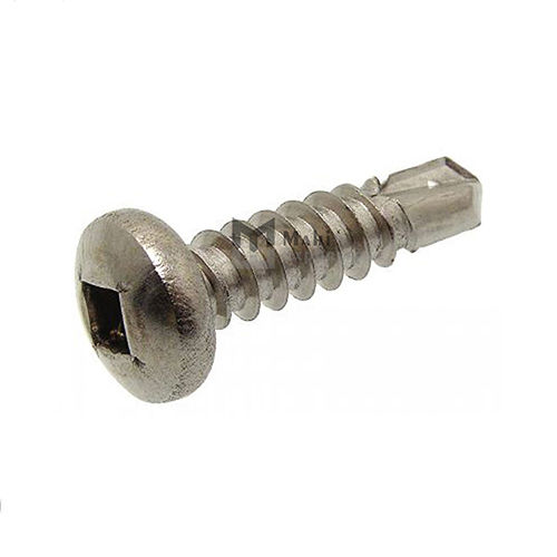 12291 Self Drilling Square Recessed Pan Head Screw - Stainless Steel