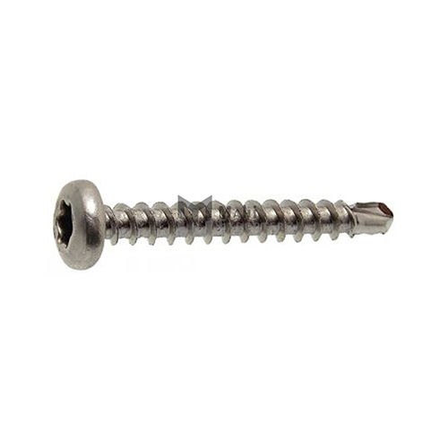 12301 Countersunk Chipboard Screw With Six Lobes Drive Stainless Steel