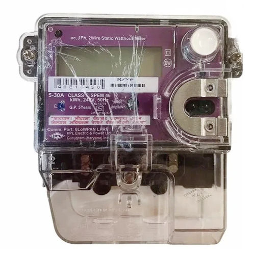 30 Single Phase Meter Hpl Msedcl Approved Lprf Meter