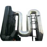 Ddgs Dryer - Steel, Various Sizes Available, Silver And Black Colors - Semi-automatic, 5 Mt/hr Capacity, Industrial Use