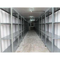 Container Storage Room - Steel & Metal Sheet | Durable Grey Weather-resistant Design, Secure Locking System, Easy Load And Unload