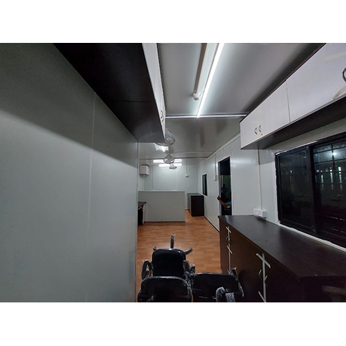Portable Office cabin Puff Panel With Furniture