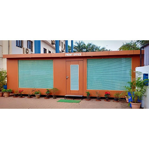 Orange Portable Office Cabin With Acp Panel