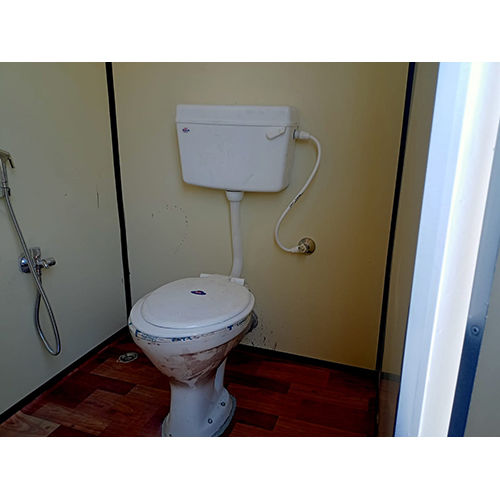 White Portable Toilet Cabin