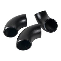 Carbon Steel Buttweld Elbows - Asme B16.9 | 1" To 48" Nb, Black Painted, Sch 5s To Xxs, 1 Year Warranty