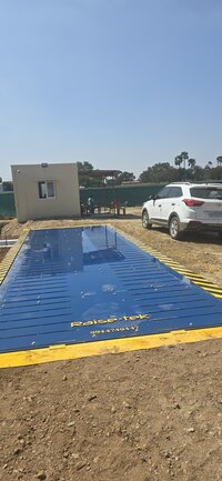 Full Steel Pit Type Weighbridge - 80 Tonne Loading Capacity | Digital Display, Electric Power Supply, Industrial Usage