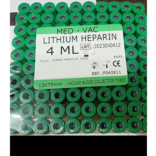 4ml Vacut-ainer Lithium Heparin Tubes