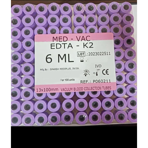 K2 EDTA 6ml Blood Specimen Collection Tubes